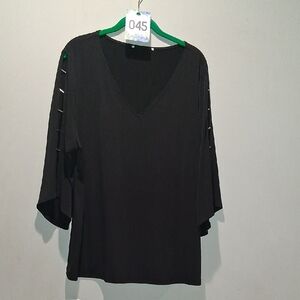 045 Ladies Open Sleeve With Gold